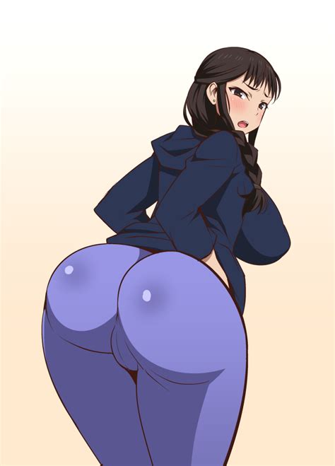 gabao mattari 2019 segawa misato shirobako 10s 1girl ass braid