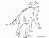 Edmontosaurus Coloring Pages Jurassic Printable Kids sketch template