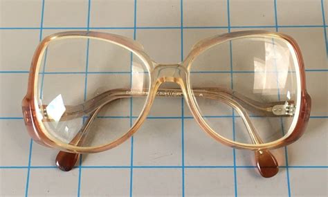 1970s vintage oversized brown to clear eyeglasses vintage glasses