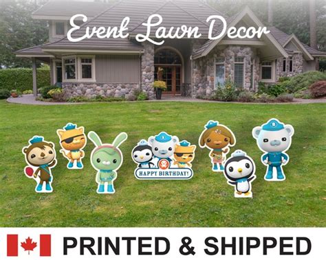 octonauts sign package cutout signs party event etsy