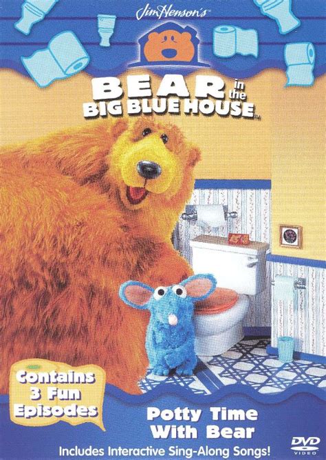 bear   big blue house potty time  bear dvd  buy