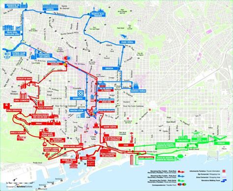 barcelona hop  hop  route map map resume examples