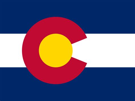 state flag  colorado usa american images