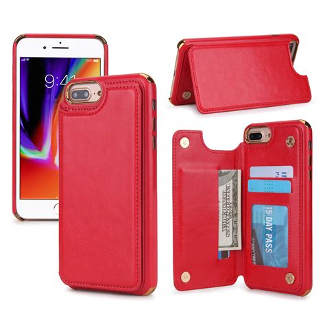 dteck wallet case  iphone           slim shockproof