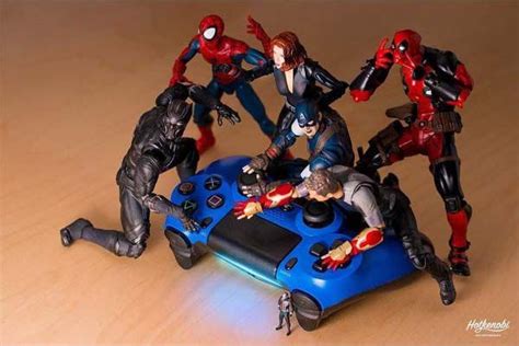 The Awesome Mashup Photos Of Superhero Action Figures By Japanese