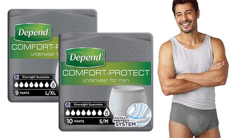 up to 8 off depend incontinence underwear groupon