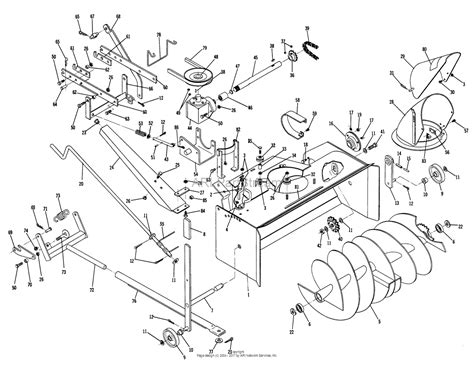 toro    snowthrower  parts diagram  parts list snow thrower