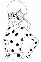 Coloring Ladybug Miraculous Pages Volpina Youloveit Characters Tikki Plagg Miraclous sketch template