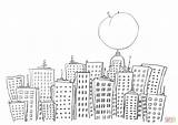 Coloring James Peach Giant York Pages City Skyline Drawing Clipart Template Sheets Printable Color sketch template