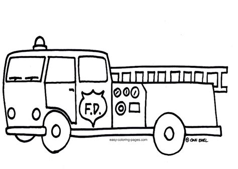 fire engine colouring pages clipart  clipart