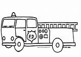 Fire Truck Clipart Coloring Outline Colouring Pages Clip Engine Cliparts Patrol Paw Marshall Color Draw Station Cartoon Lorry Monster Printable sketch template