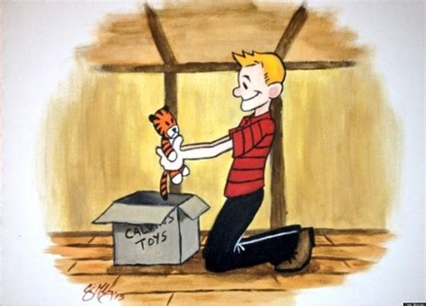 Grown Up Calvin And Hobbes Craig Mahoney S Painting Will Bring A Tear