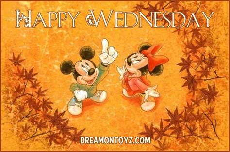 Happy Wednesday Mickey And Minnie New Day Wed Humpday