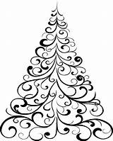 Getcolorings Weihnachtsbaum Outlines sketch template