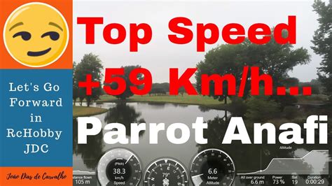 parrot anafi speed test  kmh portugal great beginner drone youtube
