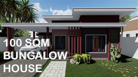 sqm bungalow house design konsepto designs youtube