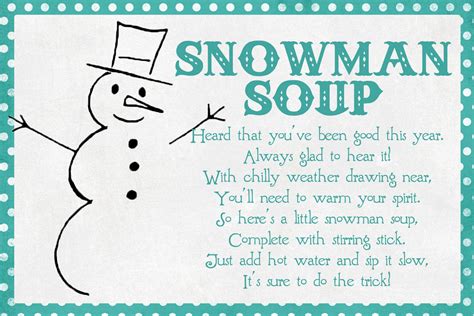 snowman soup printable search results calendar