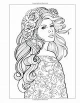 Coloring Pages Size Adults Printable Print Getcolorings Color Female sketch template