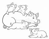 Piglets Lays sketch template