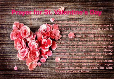 st valentine prayer catholic church  springtime  evangelization