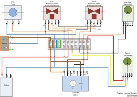 honeywell wiring diagram  port valve wiring diagram