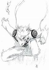 Naruto Fox Nine Tailed Sketch Coloring Drawing Pages Paintingvalley Drawings Sketches sketch template