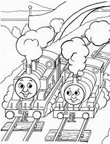 Coloring Thomas Pages Friends Printable sketch template