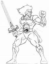 Thundercats Thunder Colouring Drawings Malebøger sketch template