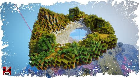 kineticraft timelapse floating island base survival multiplayer base update youtube