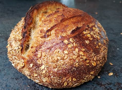 khorasan oat sourdough bread  fresh loaf