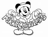 Christmas Mickey Coloring Pages Merry Kidspartyworks Disney Printables Mouse Printable Sheets Disneyclips Sign Pdf Lots Mentve Innen Színez sketch template