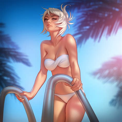 Pool Party Riven By Tsuaii On Deviantart