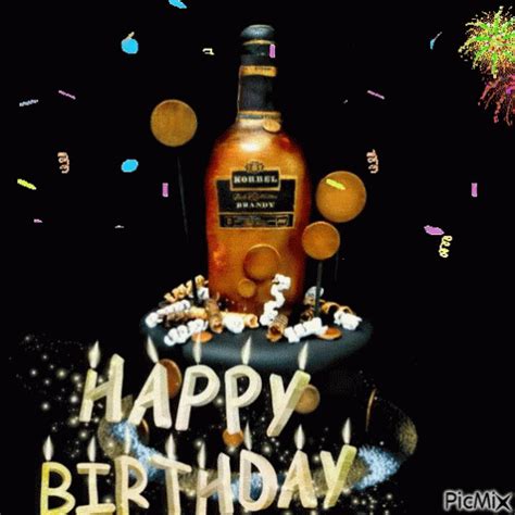 whiskey happy birthday gif whiskey happybirthday birthdaycake