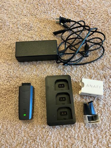 parrot anafi fast triple charger smart battery props ebay