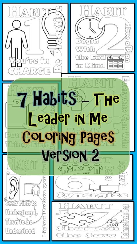 printable  habits coloring pages