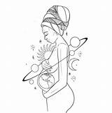 Divine Dibujar Goddess Abstractos Sketches Yeman sketch template
