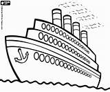 Liner Titanic Barche Malvorlagen Stoom Passagierschiff Dampf Vapore Transatlantico Andere Steamship Transportation Imbarcazioni Boten Kleurplaten Vaartuigen Wasserfahrzeuge Boote Maritimt Transatlantyk sketch template