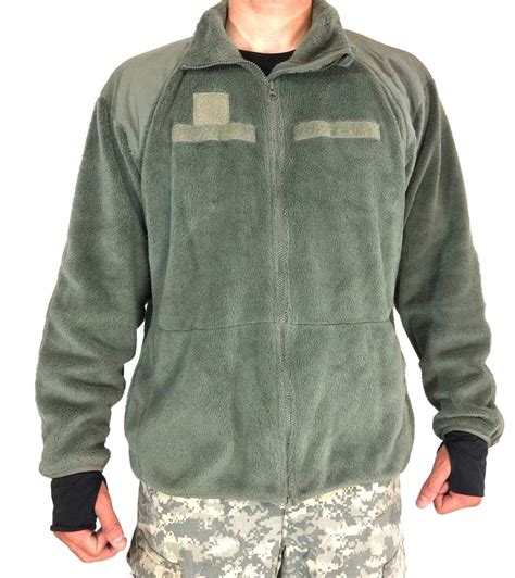 army fleece jacket polartec level  polar fleece genuine issue