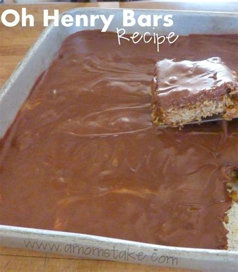Homemade Oh Henry Bars Recipe A Mom S Take