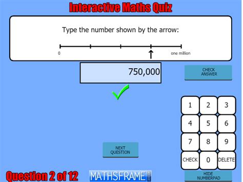 addition and subtraction mathsframe