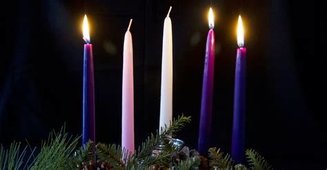 beautiful advent wreath prayers  lighting  candles