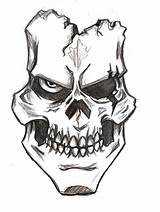 Skull Gangster Drawing Designs Getdrawings sketch template
