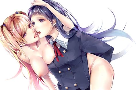 ecchi yuri explicit oppai big anime boobs and sweet pussies anime art ecchi anime erotic and