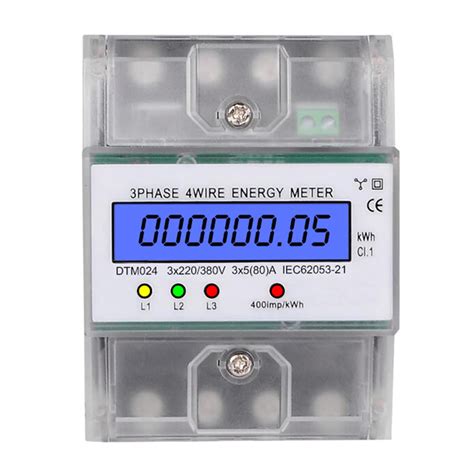 buy energy meter phase  wire energy meter    energy consumption kwh meter din