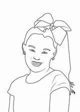 Siwa Wears Hairbows Teengirl sketch template