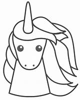 Unicorn Outline Drawing Line Head Coloring Outlines Unicorns Template Clipartmag Freequilt Magical sketch template