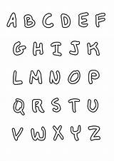 Alphabet Coloring Kids Simple Pages Style Printable Letters Print Letter Justcolor Bubble Color Fonts Do Handwriting Lettering Calligraphy sketch template