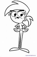 Coloring Pages Fairly Odd Parents Noggin Oddparents Fairy Nickelodeon Cosmo Nickjr Cali Dimmsdale Southpaw Timmy Nicktoons Cozmo Godparents Vicky Lefty sketch template