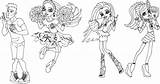 Monster High Coloring Spirit Pages sketch template