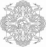 Coloring Pages Mandala Nature Book Mandalas Adult Colouring Adults Doverpublications Printable Coloriage Make Color Colorier Dover Sheets Wonder Books Misc sketch template